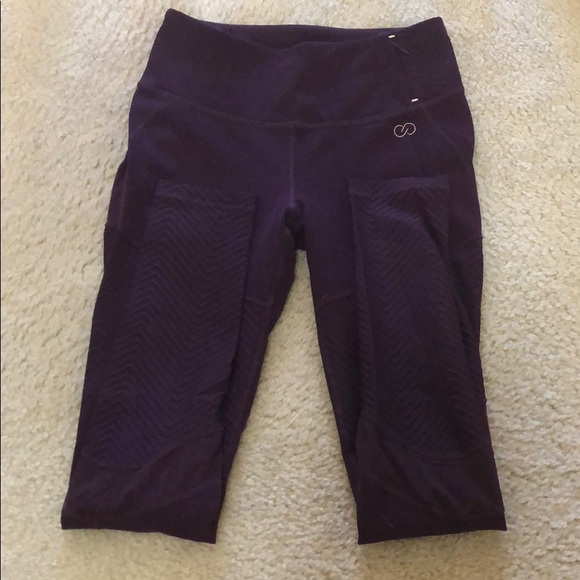 Calia by Carrie Underwood Leggings Maroon - Picture 1 of 6